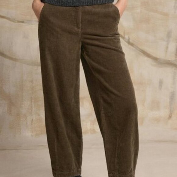 Poetry Pants - Poetry Tapered Balloon Leg Pants Hemp Organic Cotton Yak Corduroy Pants Size 8